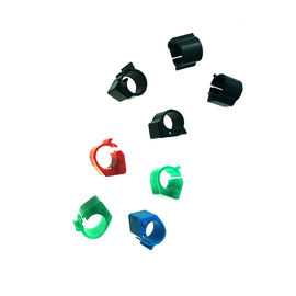 다채로운 아BS 플라스틱 TK4100 LF RFID 비둘기 반지 꼬리표 방수 원형 모양