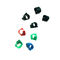 다채로운 아BS 플라스틱 TK4100 LF RFID 비둘기 반지 꼬리표 방수 원형 모양