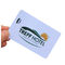 광택이 없는 PVC  RFID 호텔 키 카드 13.56MHz CR80 자석 줄무늬