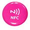 ISO 14443A 방수 크리스탈 Nfc Rfid 태그 NFC213/215/216 칩