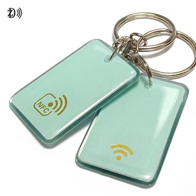 사용자 정의 인쇄 액세스 제어 카드 NFC 13.56Mhz RFID 에포시 태그 NFC 키 체인 MIFARE 클래식 EV1 1K
