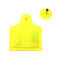노란 UHF RFID 가축은 표를 붙이고/작은 다 기능적인 RFID 가축 꼬리표