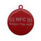 HF NFC NFC213 RFID 디스크 꼬리표, RFID 애완 동물 꼬리표를 암호로 고쳐 쓰는 QR 부호 및 URL