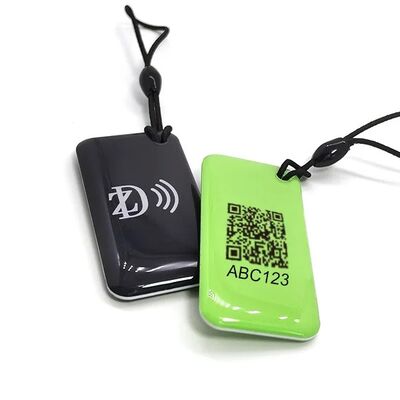 방수 맞춤 디자인 프로그래밍 가능 MIFARE Classic EV1 1K/4K NFC RFID 에폭시 키체인 (출입 통제 키 태그용)