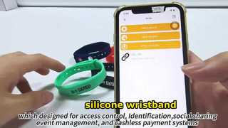 RFID 실리콘 팔찌